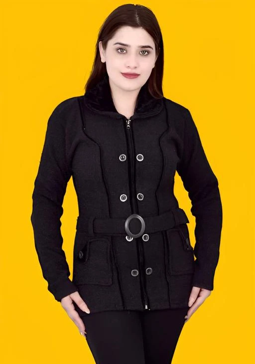 fcity.in Stylish Casual Black Sweater For Womens Winter Collection Under 499