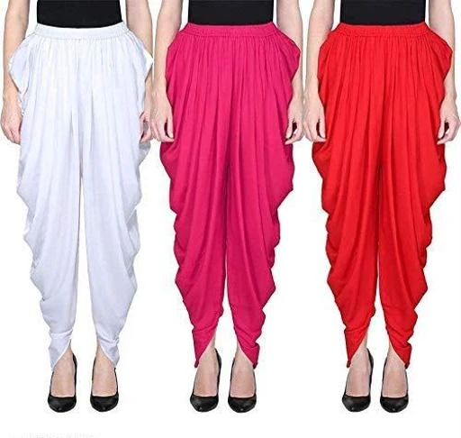 Checkout this latest Patialas
Product Name: *Fancy Trendy Women Patiala*
Pattern: Solid
Sizes: 
Free Size (Waist Size: 30 in, Hip Size: 29 in, Length Size: 20 in) 
Country of Origin: India
Easy Returns Available In Case Of Any Issue


SKU: LYS-WOMEN-DHOTI-PANT-P3-1008-RED-PINK-WHITE
Supplier Name: LYOS

Code: 499-36960709-9992

Catalog Name: Fancy Trendy Women Patiala
CatalogID_8856967
M03-C06-SC1018