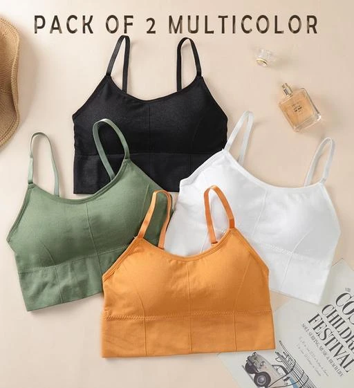 Pack of 3 Multicolor stylish premium quality original Sport bra