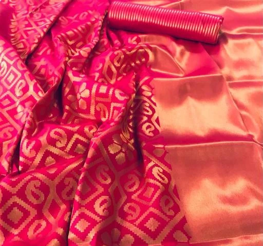 Checkout this latest Sarees
Product Name: *Astoban Jacquard Paisley Kanjivaram saree*
Saree Fabric: Jacquard
Blouse: Separate Blouse Piece
Blouse Fabric: Kanjeevaram Silk
Pattern: Zari Woven
Blouse Pattern: Jacquard
Net Quantity (N): Single
It features work at the pallu which makes you to the center of attraction in any function. The detailed weaving and designing pallu will instantly elevate your fashion quotient and flaunt your style to grasp the attention of the crowd. Attractive contemporary solid embellished dazzle the floor with this designing saris which is designed as per the Newest trends to keep you in sync with changing fashion trends. Pair this fashion saree with traditional jewellery & high heels to upgrade your trendy & elegant look. This saree will not only make you look stunning, but feel spectacular too. If simple and gorgeous is your style mantra, this saree is a must have in your wardrobe. It is Perfect as festival, reception & ceremonial wear.Freshen up your ethnic closet with this traditional saree which provides royal and elegant look to the Women who admires fashion and comfort.
Sizes: 
Free Size (Saree Length Size: 5.5 m, Blouse Length Size: 0.8 m) 
Country of Origin: India
Easy Returns Available In Case Of Any Issue


SKU: EGTE-31
Supplier Name: EGL Saree

Code: 9701-37513295-3333

Catalog Name: Trendy Superior Sarees
CatalogID_8984917
M03-C02-SC1004