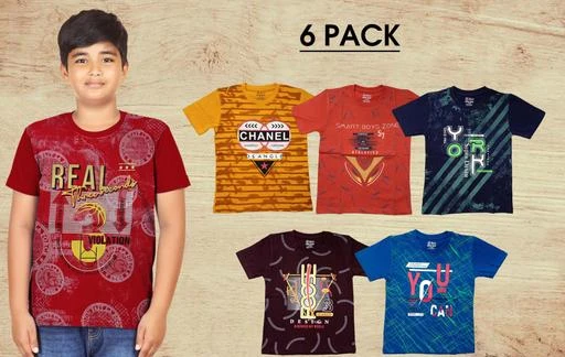 Checkout this latest Tshirts & Polos
Product Name: *Tinkle Stylus Boys Tshirts*
Fabric: Cotton
Sleeve Length: Short Sleeves
Pattern: Printed
Multipack: Pack Of 6
Sizes: 
2-3 Years, 3-4 Years, 4-5 Years, 5-6 Years, 6-7 Years, 7-8 Years, 8-9 Years, 9-10 Years
Country of Origin: India
Easy Returns Available In Case Of Any Issue


SKU: O9h2Dwk1
Supplier Name: BLU PEPPER APPARELS

Code: 337-37845574-9911

Catalog Name: Tinkle Stylish Boys Tshirts
CatalogID_9065116
M10-C32-SC1173