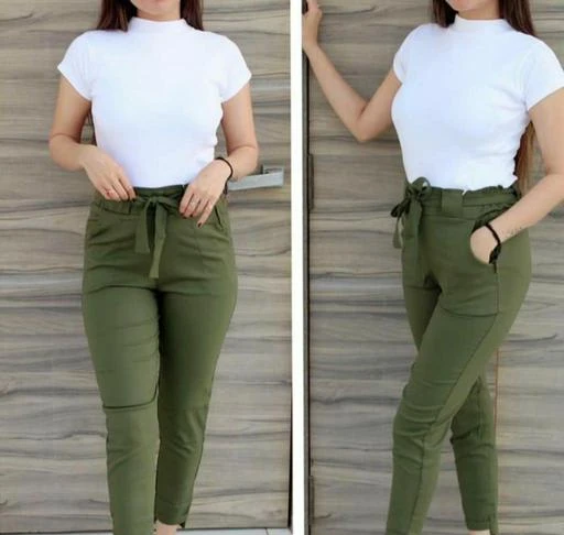 Checkout this latest Trousers & Pants
Product Name: *Urbane Designer Women Women Trousers *
Fabric: Polycotton
Pattern: Solid
Net Quantity (N): 1
Sizes: 
28 (Waist Size: 26 in, Length Size: 36 in, Hip Size: 30 in) 
30 (Waist Size: 28 in, Length Size: 36 in, Hip Size: 32 in) 
32 (Waist Size: 30 in, Length Size: 36 in, Hip Size: 34 in) 
34 (Waist Size: 32 in, Length Size: 36 in, Hip Size: 36 in) 
 TROUSERS FOR WOMEN STYLISH , TROUSER FOR WOMEN ,  TROUSERS , TIE FRONT PANT , TROUSER FOR GIRLS ,  TROUSER PANT ,  CLOTHES FOR WOMEN 
Country of Origin: India
Easy Returns Available In Case Of Any Issue


SKU: TWILL DA OLIVE
Supplier Name: DDM ACTIVE WEAR

Code: 914-37924017-999

Catalog Name: Classic Elegant Women Women Trousers
CatalogID_9088169
M04-C08-SC1034