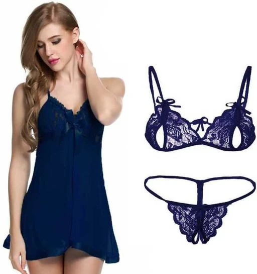 Checkout this latest Babydolls
Product Name: *FANCY WOMEN BABYDOLL COMBO*
Fabric: Net
Sleeve Length: Shoulder Strap
Pattern: Self-Design
Net Quantity (N): 2
Sizes: 
S, M, L, XL, Free Size (Bust Size: 34 in, Length Size: 26 in, Waist Size: 34 in, Hip Size: 34 in) 
Free size (small to xl), easy to wash, easy to wear, hand wash only,don't iron.
Country of Origin: India
Easy Returns Available In Case Of Any Issue


SKU: 1001&1077navyblue&navyblue03
Supplier Name: DIVA PLASTIC INDUSTRIES

Code: 362-37967698-998

Catalog Name: Fancy Women Babydolls
CatalogID_9099857
M04-C10-SC1049