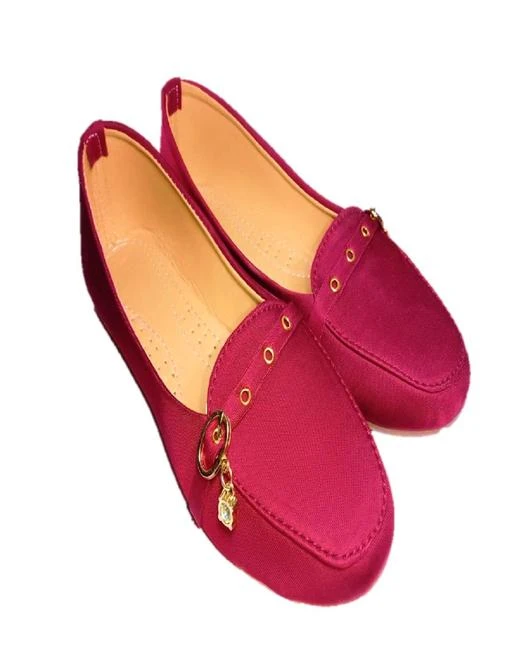 Colour: Maroon Ladies Shoes