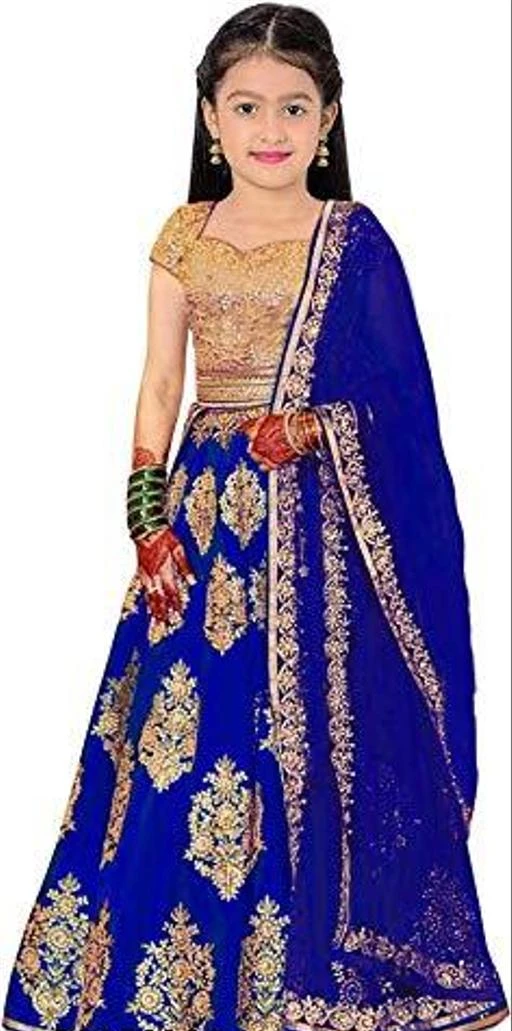 Checkout this latest Lehanga Cholis
Product Name: *Cute Trendy Kids Girls Lehanga Cholis*
Top Fabric: Satin
Lehenga Fabric: Satin
Dupatta Fabric: Net
Sleeve Length: Short Sleeves
Top Pattern: Embroidered
Lehenga Pattern: Embroidered
Dupatta Pattern: Embroidered
Stitch Type: Semi-Stitched
Multipack: 2
Sizes: 
3-4 Years (Lehenga Waist Size: 24 m, Lehenga Length Size: 24 m, Duppatta Length Size: 1.6 m) 
4-5 Years (Lehenga Waist Size: 24 in, Lehenga Length Size: 24 in, Duppatta Length Size: 1.6 in) 
5-6 Years (Lehenga Waist Size: 26 in, Lehenga Length Size: 26 in, Duppatta Length Size: 1.6 in) 
6-7 Years (Lehenga Waist Size: 26 m, Lehenga Length Size: 26 m, Duppatta Length Size: 1.6 m) 
7-8 Years (Lehenga Waist Size: 31 in, Lehenga Length Size: 31 in, Duppatta Length Size: 1.8 in) 
8-9 Years (Lehenga Waist Size: 31 in, Lehenga Length Size: 31 in, Duppatta Length Size: 1.8 in) 
9-10 Years (Lehenga Waist Size: 33 in, Lehenga Length Size: 33 in, Duppatta Length Size: 1.8 in) 
10-11 Years (Lehenga Waist Size: 33 m, Lehenga Length Size: 33 m, Duppatta Length Size: 1.8 m) 
11-12 Years (Lehenga Waist Size: 33 in, Lehenga Length Size: 33 in, Duppatta Length Size: 1.8 in) 
12-13 Years (Lehenga Waist Size: 35 in, Lehenga Length Size: 35 in, Duppatta Length Size: 1.8 in) 
13-14 Years (Lehenga Waist Size: 35 in, Lehenga Length Size: 35 in, Duppatta Length Size: 1.8 in) 
14-15 Years (Lehenga Waist Size: 35 m, Lehenga Length Size: 35 m, Duppatta Length Size: 1.8 m) 
15-16 Years (Lehenga Waist Size: 35 in, Lehenga Length Size: 35 in, Duppatta Length Size: 1.8 in) 
Country of Origin: India
Easy Returns Available In Case Of Any Issue


SKU: BF-ROYAL_BUTO Var - 10-11 Years 
Supplier Name: BIVKCHOP

Code: 634-38050299-999

Catalog Name: Pretty Funky Kids Girls Lehanga Cholis
CatalogID_9121439
M10-C32-SC1137