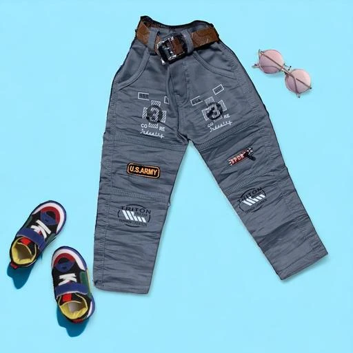 Fashion trendy boy jeans