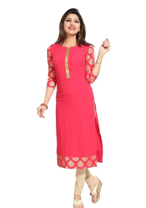 Checkout this latest Kurtis
Product Name: *Laayna Adrika Fashionable Women Kurtis *
Fabric: Crepe
Sleeve Length: Three-Quarter Sleeves
Pattern: Printed
Combo of: Single
Sizes:
L (Bust Size: 40 in, Size Length: 48 in) 
XL (Bust Size: 42 in, Size Length: 48 in) 
XXL (Bust Size: 44 in, Size Length: 48 in) 
Country of Origin: India
Easy Returns Available In Case Of Any Issue


SKU: ALC4008PCH 
Supplier Name: ALCC

Code: 093-3854385-768

Catalog Name: Laayna Creation Voguish Kurtis
CatalogID_541535
M03-C03-SC1001