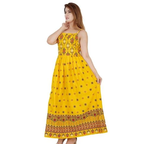 Checkout this latest Kurtis
Product Name: *Rayon Mustard Printed sleeveless gown cum kurti *
Fabric: Cotton
Sleeve Length: Three-Quarter Sleeves
Pattern: Printed
Combo of: Single
Sizes:
XS, S, M (Bust Size: 38 in, Size Length: 50 in) 
L (Bust Size: 40 in, Size Length: 50 in) 
XL (Bust Size: 42 in, Size Length: 50 in) 
XXL (Bust Size: 44 in, Size Length: 50 in) 
It has Rayon Sleeveless printed gown cum long Kurta. Soft And Washable.
Country of Origin: India
Easy Returns Available In Case Of Any Issue


SKU: TC-102-Mustard print sleeveless gown
Supplier Name: THE COMFORT

Code: 603-38593662-9911

Catalog Name: Myra Drishya Kurtis
CatalogID_9256258
M03-C03-SC1001
