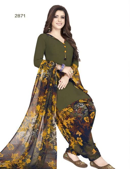 Checkout this latest Suits
Product Name: *Crepe Printed  Dress Material Suit*
Top Fabric: Synthetic Crepe + Top Length: 2.5 Meters
Bottom Fabric: Synthetic Crepe + Bottom Length: 2 Meters
Dupatta Fabric: Chiffon + Dupatta Length: 2.25 Meters
Lining Fabric: No Lining
Type: Un Stitched
Pattern: Solid
Net Quantity (N): Single
Country of Origin: India
Easy Returns Available In Case Of Any Issue


SKU: varsha_2871
Supplier Name: SB Clothing

Code: 243-3860482-177

Catalog Name: Ethnic Motif Printed Synthetic Crepe Suits & Dress Materials (Single Pack)
CatalogID_542490
M03-C05-SC1002