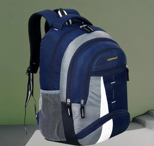 fcity.in Graceful Navy Blue School Bags For Laptop Backpack For Men Unisex