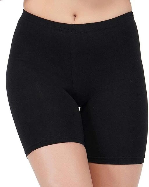 TWGE Womens Cotton Hot Shorts - Short Pants for Ladies Stretchable Athletic  Shorts Comfortable Fit with Elastic Waistband - Active Wear Ideal for Gym