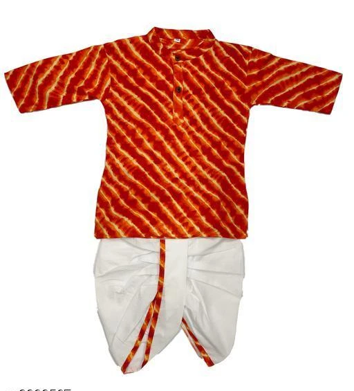 Checkout this latest Kurta Sets
Product Name: *Cute Little Kid's Boy's Kurta Sets *
Top Fabric: Cotton
Sleeve Length: Long Sleeves
Bottom Type: dhoti pants
Top Pattern: Striped
Sizes: 
18-24 Months, 4-5 Years, 5-6 Years
Country of Origin: India
Easy Returns Available In Case Of Any Issue


SKU: leheriya_orange_dhoti_kurta_front
Supplier Name: Shrinath fashion

Code: 242-3899507-465

Catalog Name: Elite Fabulous Kid'S Boys Kurta Sets Vol 11
CatalogID_548682
M10-C32-SC1170