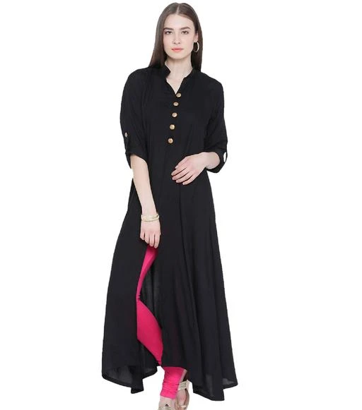 Checkout this latest Kurtis
Product Name: *Women's Black Solid Crepe Kurti*
Fabric: Crepe
Sleeve Length: Three-Quarter Sleeves
Pattern: Solid
Combo of: Single
Sizes:
XS (Bust Size: 34 in, Size Length: 47 in) 
S (Bust Size: 36 in, Size Length: 47 in) 
M (Bust Size: 38 in, Size Length: 47 in) 
L (Bust Size: 40 in, Size Length: 47 in) 
XL (Bust Size: 42 in, Size Length: 47 in) 
XXL (Bust Size: 44 in, Size Length: 47 in) 
XXXL (Bust Size: 46 in, Size Length: 47 in) 
Easy Returns Available In Case Of Any Issue


SKU: RWAPKU002BLA
Supplier Name: neeraj cosmo_001

Code: 613-3909168-417

Catalog Name: Women Crepe High- Slit Solid Yellow Kurti
CatalogID_550286
M03-C03-SC1001