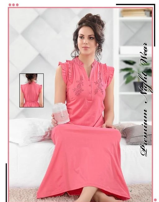 Checkout this latest Nightdress
Product Name: *Divine Alluring Women Nightdresses*
Fabric: Hosiery
Sleeve Length: Short Sleeves
Pattern: Printed
Sizes:
L, XL, XXL
Country of Origin: India
Easy Returns Available In Case Of Any Issue


SKU: 1607-Pink-L/XL/XXL
Supplier Name: Shree Shyam Nightwear

Code: 627-39879716-9941

Catalog Name: Aradhya Alluring Women Nightdresses
CatalogID_9560948
M04-C10-SC1044
.