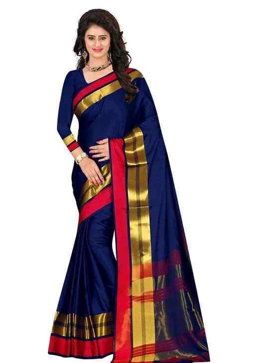 Checkout this latest Sarees
Product Name: *Aagyeyi Attractive Sarees*
Saree Fabric: Banarasi Silk
Blouse: Separate Blouse Piece
Blouse Fabric: Cotton
Pattern: Zari Woven
Blouse Pattern: Solid
Net Quantity (N): Single
Sizes: 
Free Size (Saree Length Size: 5.5 m, Blouse Length Size: 0.8 m) 
Country of Origin: India
Easy Returns Available In Case Of Any Issue


SKU: NB-F1-AU
Supplier Name: KC creation

Code: 323-39960521-998

Catalog Name: Aagam Alluring Sarees
CatalogID_9581562
M03-C02-SC1004