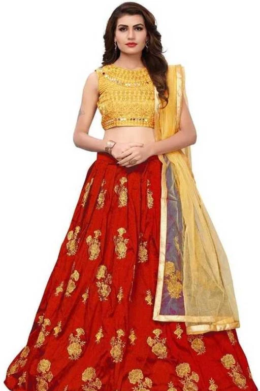Checkout this latest Lehenga
Product Name: *Jivika Attractive Women Lehenga*
Topwear Fabric: Satin
Bottomwear Fabric: Satin
Dupatta Fabric: Net
Set type: Choli And Dupatta
Top Print or Pattern Type: Embroidered
Bottom Print or Pattern Type: Embroidered
Dupatta Print or Pattern Type: Solid
Sizes: 
Free Size
Country of Origin: India
Easy Returns Available In Case Of Any Issue


SKU: MASTANI RED
Supplier Name: KESARIYA CREATION

Code: 814-40031692-9941

Catalog Name: Abhisarika Attractive Women Lehenga
CatalogID_9600467
M03-C60-SC1005