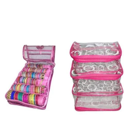 Checkout this latest Wardrobe Jewelry Organisers
Product Name: *Combo 1Pc 6 rods Bangle box 1Pc 3kit  vanity box, multi purose Vanity Box  (Pink)*
Material: PVC
No. of Compartments: More than 5
Product Length: 42 cm
Product Height: 7.5 cm
Product Breadth: 25 cm
Multipack: 2
Country of Origin: India
Easy Returns Available In Case Of Any Issue


Catalog Name: Alluring Wardrobe Jewelry Organisers
CatalogID_9609830
Code: 000-40066847

.