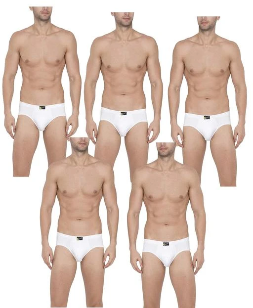 Checkout this latest Trunks
Product Name: *Men's White Briefs(pack of 5)*
Fabric: Cotton
Pattern: Solid
Net Quantity (N): 5
Sizes: 
32 (Waist Size: 32 in, Hip Size: 32 in, Length Size: 11 in) 
34 (Waist Size: 34 in, Hip Size: 34 in, Length Size: 12 in) 
36 (Waist Size: 36 in, Hip Size: 36 in, Length Size: 13 in) 
38 (Waist Size: 38 in, Hip Size: 38 in, Length Size: 14 in) 
40 (Waist Size: 40 in, Hip Size: 40 in, Length Size: 15 in) 
Country of Origin: India
Easy Returns Available In Case Of Any Issue


SKU: 02 MEN'S WHITE BRIEFS (PACK OF 5)
Supplier Name: Tex Home

Code: 243-40273196-998

Catalog Name: Modern Men Trunks
CatalogID_9662156
M06-C19-SC1216