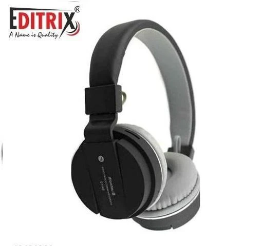 Checkout this latest Bluetooth Headphones & Earphones
Product Name: *Editrix Bluetooth Headphones*
Product Name: Editrix Bluetooth Headphones
Brand Name: Others
Material: ABS Plastic
Type: In The Ear
Compatibility: All Smartphones
Net Quantity (N): 1
Color: Black
Mic: Yes
Bluetooth Version: 5.0
Warranty_Type: On Site
Charging Type: Micro USB
Battery Backup: 8 Hours
Frequency: 10 Hz
Play Time: 6 Hours
Noise Cancelling: Yes
Water Resistant: Yes
Sizes: 
Free Size
Country of Origin: India
Easy Returns Available In Case Of Any Issue


SKU: 1294504818
Supplier Name: JINDAL CREATIONS

Code: 454-40436281-9991

Catalog Name: Check out this trending catalog
CatalogID_9704610
M11-C36-SC1374