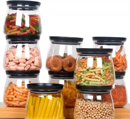 Checkout this latest Jars & Containers
Product Name: *Aerial Kitchenware Unbreakable Sturdy Airtight Transparent Jar , Matuki Shape Air Tight Kitchen Storage Container 800 ml Plastic Grocery Container (Pack of 10, Black)*
Material: Plastic
Type: Others
Features: Airtight
Product Breadth: 19 Cm
Product Height: 19 Cm
Product Length: 27 Cm
Pack Of: Pack Of 10
Country of Origin: India
Easy Returns Available In Case Of Any Issue


Catalog Name: Trendy Jars & Containers
CatalogID_9764034
Code: 000-40665767

.