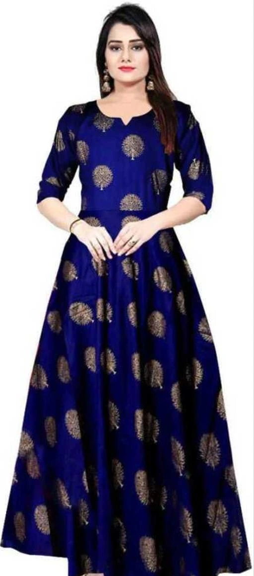Checkout this latest Gowns
Product Name: *Jivika Pretty Gown*
Sizes: 
M (Bust Size: 38 in, Waist Size: 36 in, Shoulder Size: 14 in) 
L (Bust Size: 40 in, Waist Size: 38 in, Shoulder Size: 14 in) 
XL (Bust Size: 42 in, Waist Size: 40 in, Shoulder Size: 15 in) 
XXL (Bust Size: 44 in, Waist Size: 41 in, Shoulder Size: 16 in) 
Country of Origin: India
Easy Returns Available In Case Of Any Issue


Catalog Rating: ★3.8 (611)

Catalog Name: Jivika Pretty Gown
CatalogID_9778448
C79-SC1289
Code: 643-40721793-998