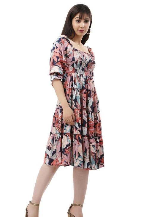 Checkout this latest Dresses
Product Name: *Urbane Fashionista Women Dresses*
Fabric: Poly Silk
Sleeve Length: Three-Quarter Sleeves
Pattern: Printed
Multipack: 1
Sizes:
XS (Bust Size: 34 in, Length Size: 36 in) 
S (Bust Size: 36 in, Length Size: 36 in) 
M (Bust Size: 38 in, Length Size: 37 in) 
L (Bust Size: 40 in, Length Size: 37 in) 
XL (Bust Size: 42 in, Length Size: 38 in) 
XXL (Bust Size: 44 in, Length Size: 38 in) 
Country of Origin: India
Easy Returns Available In Case Of Any Issue


Catalog Rating: ★3.9 (75)

Catalog Name: Stylish Fabulous Women Dresses
CatalogID_9802212
C79-SC1025
Code: 787-40813356-9551