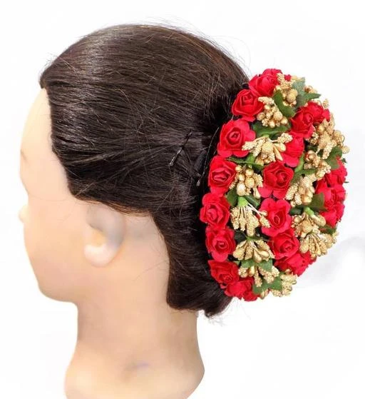  - Bun Juda Maker Flower Gajra Hair Accessories For Women / Diva  Stylish