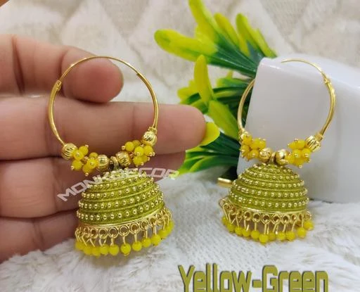 Checkout this latest Earrings & Studs
Product Name: *Tanlooms trendy Elite colorful Baali Jhumkas. (yellow-green) *
Base Metal: Brass & Copper
Plating: Gold Plated
Sizing: Adjustable
Stone Type: Artificial Beads
Type: Jhumkhas
Net Quantity (N): 1
MONKDECOR attractive colorful Jhumka Bali earrings .
Country of Origin: India
Easy Returns Available In Case Of Any Issue


SKU: Kabali005
Supplier Name: Tanlooms

Code: 081-41002732-545

Catalog Name: Elite Graceful Earrings
CatalogID_9853438
M05-C11-SC1091