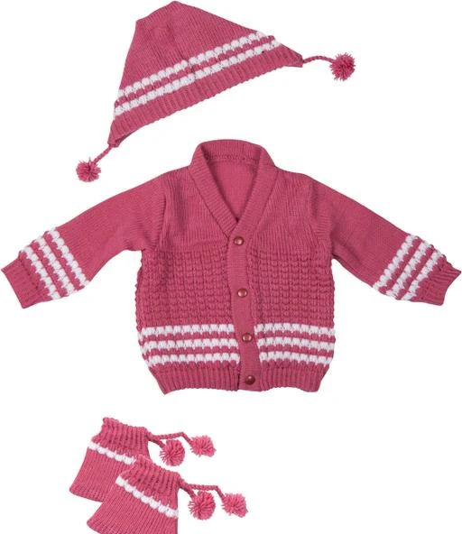 Checkout this latest Sweaters
Product Name: *Baby Boys & Baby Girls Woolen Sweter*
Fabric: Wool
Sleeve Length: Long Sleeves
Pattern: Self-Design
Net Quantity (N): 1
Sizes: 
0-3 Months, 3-6 Months, 6-9 Months, 9-12 Months, 12-18 Months
Country of Origin: India
Easy Returns Available In Case Of Any Issue


SKU: sw1-Maroon
Supplier Name: NAVBHARAT INDUSTRIES

Code: 755-41196114-949

Catalog Name: Modern Classy Boys Sweaters
CatalogID_9905273
M10-C32-SC1178