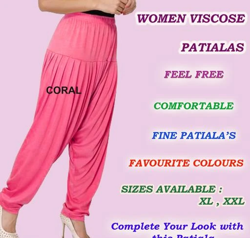 Checkout this latest Patialas
Product Name: *Solid Viscose Patiala Pants*
Fabric: Viscose
Waist Size:  XL - Waist - Up to 24 in to 32 in Length - 40 in XXL - Waist - Up to 26 in to 34 in Length - 41 in 
Length: Up to 39 in
Type: Stitched
Description: It has 1 Piece Of Patiala Pant
Pattern: Solid
Country of Origin: India
Easy Returns Available In Case Of Any Issue


Catalog Rating: ★4.2 (75)

Catalog Name: Women's Solid Viscose Patiala Pants Vol 9
CatalogID_586020
C74-SC1018
Code: 802-4125610-804