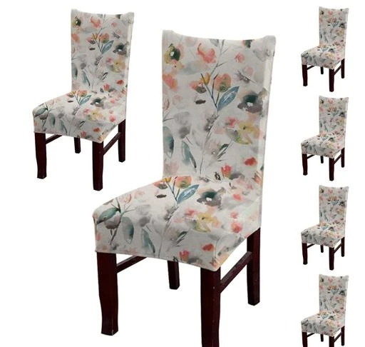 Checkout this latest Chair Cover
Product Name: *Amaze Attires Elastic Cahir Cover Set Of 6*
Fabric: Polyester
Product Breadth: 20 Inch
Product Height: 24 Inch
Product Length: 20 Inch
Net Quantity (N): 6
Stretchable Floral Printed Dining Chair Covers Elastic Chair Seat Case Protector, Slipcover Set of 6 
Country of Origin: India
Easy Returns Available In Case Of Any Issue


SKU: uxhhsTSv
Supplier Name: AMAZE ATTIRES

Code: 3731-41362681-9952

Catalog Name: Attractive Slipcovers(Sofa Table Covers)
CatalogID_9950968
M08-C24-SC2538