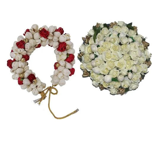 Handmade Artificial Flower GajraHair Accessories  A2fashionstores