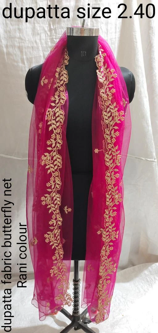 Checkout this latest Dupattas
Product Name: *VIVEK FASHION EMBRIODERY SOUTH STYLE & STONE WORK  DUPPATTA*
Fabric: Net
Pattern: Embroidered
Net Quantity (N): 1
Sizes:Free Size (Length Size: 2.45 m) 
Country of Origin: India
Easy Returns Available In Case Of Any Issue


SKU: Dupatta Pink
Supplier Name: VIVEK FASHIONS

Code: 414-41587196-9921

Catalog Name: Ravishing Attractive Women Dupattas
CatalogID_10014854
M03-C06-SC1006