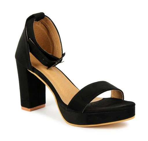 trendy black heels