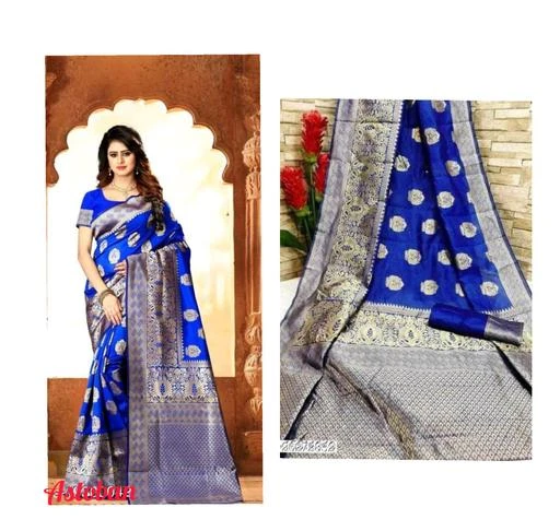 Checkout this latest Sarees
Product Name: *Astoban Fancy Floral Print Banarasi Silk Saree*
Saree Fabric: Banarasi Silk
Blouse: Separate Blouse Piece
Blouse Fabric: Banarasi Silk
Pattern: Zari Woven
Blouse Pattern: Same as Border
Net Quantity (N): Single
It features work at the pallu which makes you to the center of attraction in any function. The detailed weaving and designing pallu will instantly elevate your fashion quotient and flaunt your style to grasp the attention of the crowd. Attractive contemporary solid embellished dazzle the floor with this designing saris which is designed as per the Newest trends to keep you in sync with changing fashion trends. Pair this fashion saree with traditional jewellery & high heels to upgrade your trendy & elegant look. This saree will not only make you look stunning, but feel spectacular too. If simple and gorgeous is your style mantra, this saree is a must have in your wardrobe. It is Perfect as festival, reception & ceremonial wear.Freshen up your ethnic closet with this traditional saree which provides royal and elegant look to the Women who admires fashion and comfort.
Sizes: 
Free Size (Saree Length Size: 5.5 m, Blouse Length Size: 0.8 m) 
Country of Origin: India
Easy Returns Available In Case Of Any Issue


SKU: TE169-BLUE(S)
Supplier Name: EGL Saree

Code: 725-41691384-9941

Catalog Name: Trendy Refined Sarees
CatalogID_10044827
M03-C02-SC1004