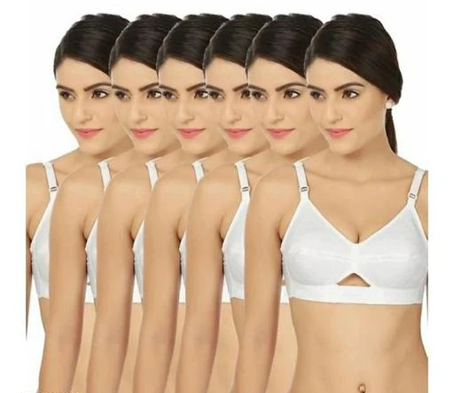 pure cotton bra pack of 6