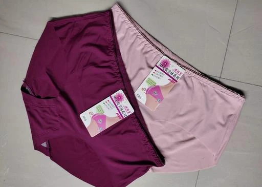 Checkout this latest Briefs
Product Name: *Women Seamless Multicolor Silk Panty (Pack of 2)*
Fabric: Silk
Pattern: Dyed/Washed
Net Quantity (N): 2
Sizes: 
S (Waist Size: 30 in) 
M (Waist Size: 30 in) 
L (Waist Size: 30 in) 
XL, Free Size (Waist Size: 30 in) 
Women's Silk Seamless Panty Fabric: Silk Pattern: Dyed/Washed Multipack: 1.,2 Sizes:  Free Size (Waist Size: 32 in, Length Size: 30 in)   Care Instructions: Hand Wash Only Care Instructions: Hand Wash Only Care Instructions: Do not bleach, Machine wash cold in gentle,Tumble dry low, Iron on low. PREMIUM FABRIC: 86% nylon,14% Elastane; Crotch 100% cotton. Soft and stretchy fabric, brings all day comfort.  Country of Origin: India
Country of Origin: India
Easy Returns Available In Case Of Any Issue


SKU: 665-3
Supplier Name: AD BLUE SKY

Code: 142-42147985-996

Catalog Name: Women Seamless Multicolor Silk Panty (Pack of 2)
CatalogID_10175645
M04-C09-SC1042
