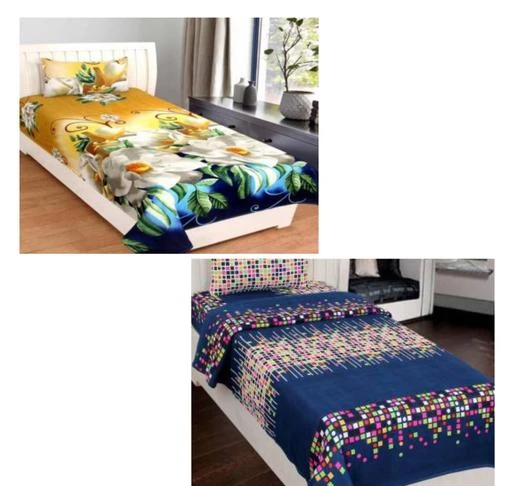 Checkout this latest Bedsheets
Product Name: *Elite Bedsheets*
Fabric: Glace Cotton
Type: Flat Sheets
Quality: Regular
Print or Pattern Type: 3d Printed
No. Of Pillow Covers: 2
Thread Count: 120
Size: Single
Multipack: 2
Country of Origin: India
Easy Returns Available In Case Of Any Issue


SKU: AtGmvhSu
Supplier Name: Fasscete

Code: 483-42165879-999

Catalog Name: Elite Bedsheets
CatalogID_10180780
M08-C24-SC2530