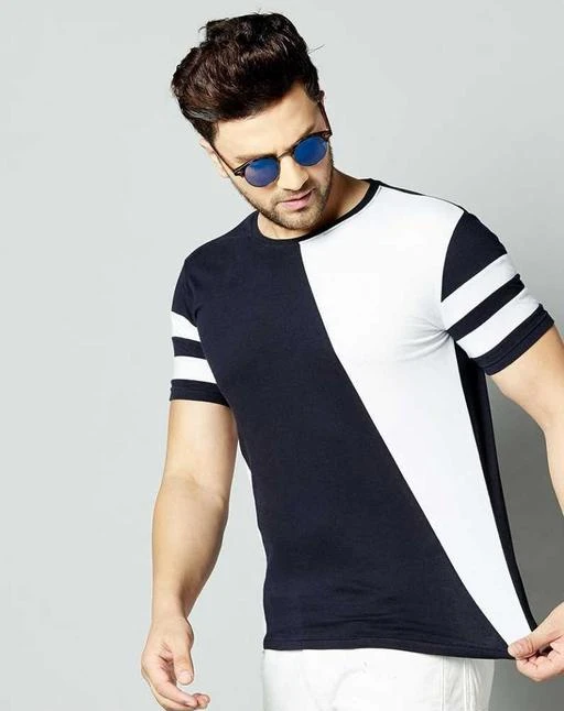 Checkout this latest Tshirts
Product Name: *Pretty Fashionable Men Tshirts*
Fabric: Cotton
Sleeve Length: Short Sleeves
Pattern: Colorblocked
Net Quantity (N): 1
Sizes:
M (Chest Size: 38 in, Length Size: 27 in) 
L (Chest Size: 40 in, Length Size: 27.5 in) 
XL (Chest Size: 42 in, Length Size: 28 in) 
WRODSS mens full & Half sleeve T-shirts direct from the manfacturers. By wearing this tshirt it gives a stylish look and great comfort. Fill your wardrobe with beautiful and stylish collections of WRODSS tshirts. Trusted brand online and no compromise on quality. 
Country of Origin: India
Easy Returns Available In Case Of Any Issue


SKU: Blue & White Side Patti
Supplier Name: VIVEK ENTERPRISES

Code: 352-42559963-999

Catalog Name: Fancy Glamorous Men Tshirts
CatalogID_10295755
M06-C14-SC1205