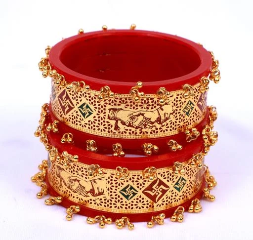 Checkout this latest Bracelet & Bangles
Product Name: *Allure Glittering Bracelet & Bangles*
Base Metal: Plastic
Plating: Gold Plated
Stone Type: Crystals
Sizing: Non-Adjustable
Type: Kangan
Multipack: 2
Sizes:2.2, 2.4, 2.6, 2.8
Country of Origin: India
Easy Returns Available In Case Of Any Issue


Catalog Rating: ★4.2 (35)

Catalog Name: Allure Glittering Bracelet & Bangles
CatalogID_10380138
C77-SC1094
Code: 006-42857530-997