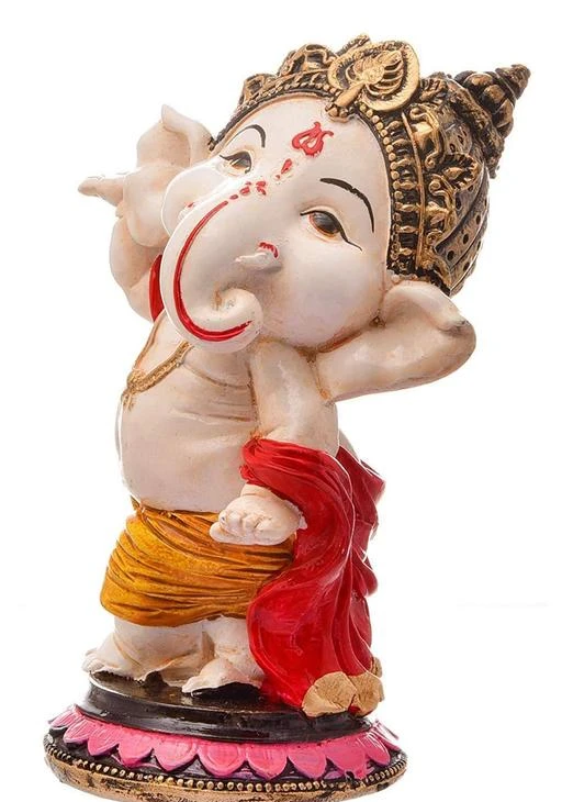 Handcrafted Polyresin Eco Friendly Lord Ganesha Ganpati Idol