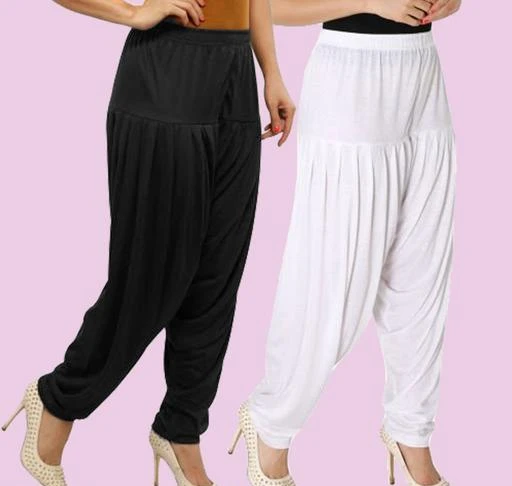 Checkout this latest Patialas
Product Name: *Viscose Solid Women's Patiala Pants Combo*
Fabric: Viscose
Size: XL - 34 in  XXL - 36 in
Length - 40 in
Type: Stitched
Description: It Has 2 Piece Of Women's Patiala Pants
Pattern: Solid
Country of Origin: India
Easy Returns Available In Case Of Any Issue


SKU: GT-100-PAT-BLACK-WHITE 
Supplier Name: Glow Trendz

Code: 363-4297785-9801

Catalog Name: Free Gift Classy Viscose Solid Women's Patiala Pants Combo Vol 11
CatalogID_616054
M03-C06-SC1018