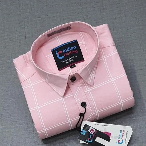 Checkout this latest Shirts
Product Name: *INDIAN CLOTHING Men's Cotton Grab Check full Sleeve Shirts*
Fabric: Cotton
Sleeve Length: Long Sleeves
Pattern: Checked
Sizes:
XL (Chest Size: 44 in, Length Size: 29.5 in) 
Country of Origin: India
Easy Returns Available In Case Of Any Issue


SKU: HKG GRABCHECK PINK1003
Supplier Name: HKG ENTERPRISES

Code: 205-43236680-0911

Catalog Name: Fancy Sensational Men Shirts
CatalogID_10493709
M06-C14-SC1206