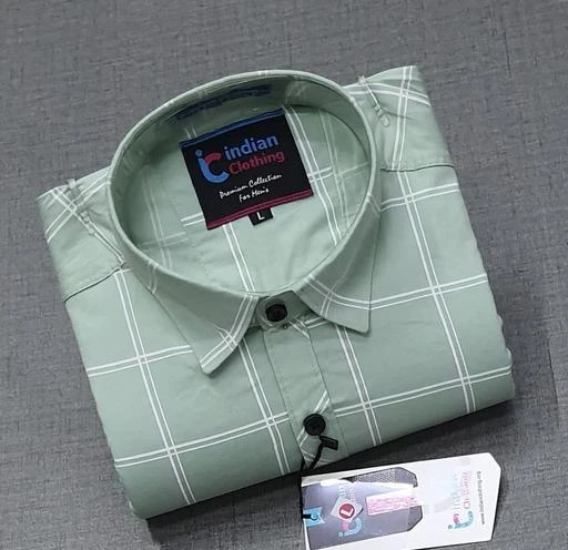 Checkout this latest Shirts
Product Name: *INDIAN CLOTHING Men's Cotton Grab Check full Sleeve Shirts*
Fabric: Cotton
Sleeve Length: Long Sleeves
Pattern: Checked
Sizes:
L (Chest Size: 42 in, Length Size: 29 in) 
Country of Origin: India
Easy Returns Available In Case Of Any Issue


SKU: HKG GRABCHECK MINTGREEN1003
Supplier Name: HKG ENTERPRISES

Code: 205-43236684-0911

Catalog Name: Fancy Sensational Men Shirts
CatalogID_10493709
M06-C14-SC1206