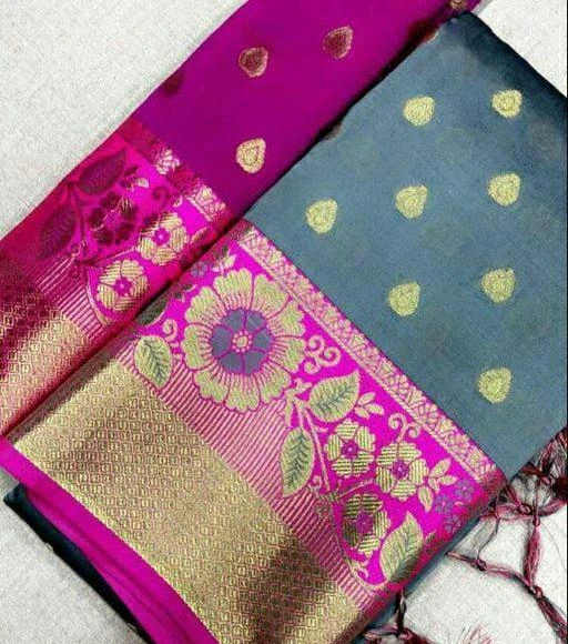 Checkout this latest Sarees
Product Name: *Kashvi Drishya Sarees*
Saree Fabric: Litchi Silk
Blouse: Separate Blouse Piece
Blouse Fabric: Litchi Silk
Pattern: Zari Woven
Blouse Pattern: Same as Border
Multipack: Single
Sizes: 
Free Size (Saree Length Size: 5.4 m, Blouse Length Size: 0.8 m) 
Country of Origin: India
Easy Returns Available In Case Of Any Issue


SKU: kesarflower-grey
Supplier Name: JIHANA FAB

Code: 335-43284512-9951

Catalog Name: Aishani Sensational Sarees
CatalogID_10508029
M03-C02-SC1004
.
