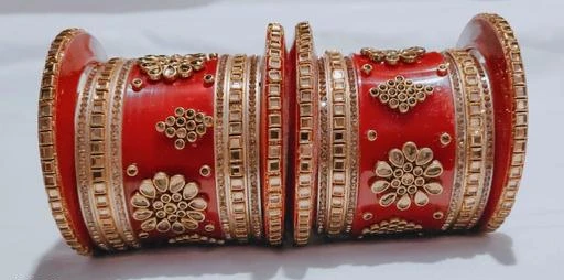Checkout this latest Bracelet & Bangles
Product Name: *Diva Fusion Bracelet & Bangles*
Base Metal: Plastic
Plating: Brass Plated
Stone Type: Artificial Stones & Beads
Sizing: Non-Adjustable
Type: Chooda
Multipack: 1
Sizes:2.4, 2.6, 2.8, 2.10
Country of Origin: India
Easy Returns Available In Case Of Any Issue


Catalog Rating: ★3.2 (6)

Catalog Name: Diva Fusion Bracelet & Bangles
CatalogID_10552617
C77-SC1094
Code: 063-43437868-998