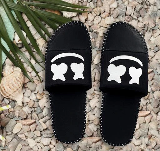 Kapani black slide flip hot sale flop