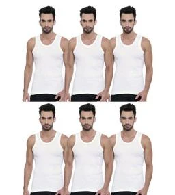  Comfy Men Combed Cotton Solid Inner Vest Combo / Trendy Comfy Men