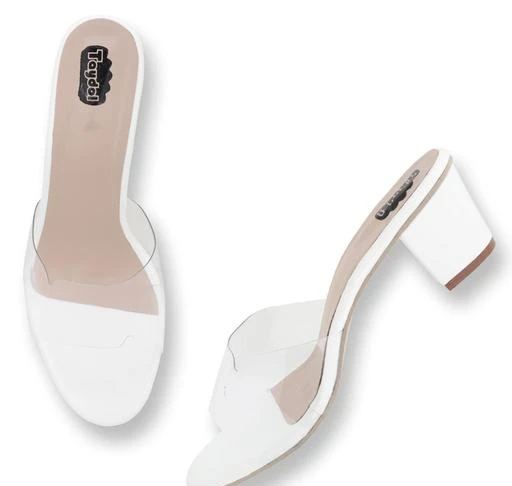 Checkout this latest Heels
Product Name: *Zaif Women Fancy Block Heel Sandals*
Material: Patent Leather
Sole Material: Synthetic
Pattern: Solid
Multipack: 1
Sizes: 
IND-3, IND-4, IND-5, IND-6, IND-7, IND-8
Country of Origin: India
Easy Returns Available In Case Of Any Issue


SKU: White Sandals
Supplier Name: H S GROUPS

Code: 644-43564564-999

Catalog Name: Ravishing Women Heels
CatalogID_10588104
M09-C30-SC2173
