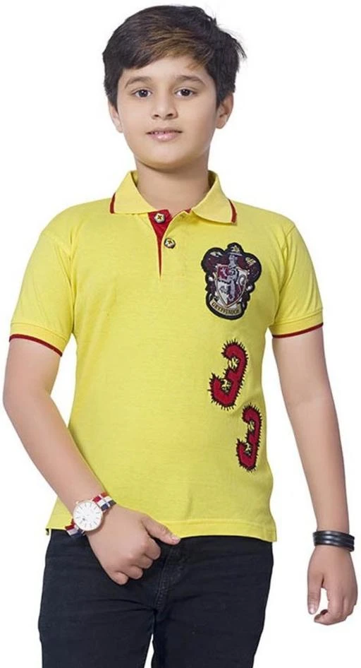 Checkout this latest Tshirts & Polos
Product Name: *Tinkle Fancy Boys Tshirts*
Fabric: Cotton
Sleeve Length: Short Sleeves
Pattern: Embroidered
Multipack: Single
Sizes: 
4-5 Years, 6-7 Years, 8-9 Years, 10-11 Years, 12-13 Years
Country of Origin: India
Easy Returns Available In Case Of Any Issue


SKU: boys collar Tshirt yellow 4-5 years
Supplier Name: CLICK HIT

Code: 691-43582748-952

Catalog Name: Tinkle Stylish Boys Tshirts
CatalogID_10593308
M10-C32-SC1173